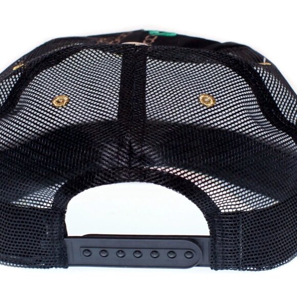 Tiger and Roses Revolver Cap Christian Audigier Vintage Authentic Hat Unisex Y2K - Picture 2 of 4